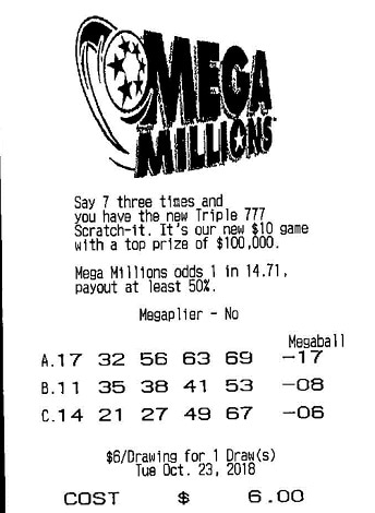 Prix de la grille Mega Milions aux USA pour 2$