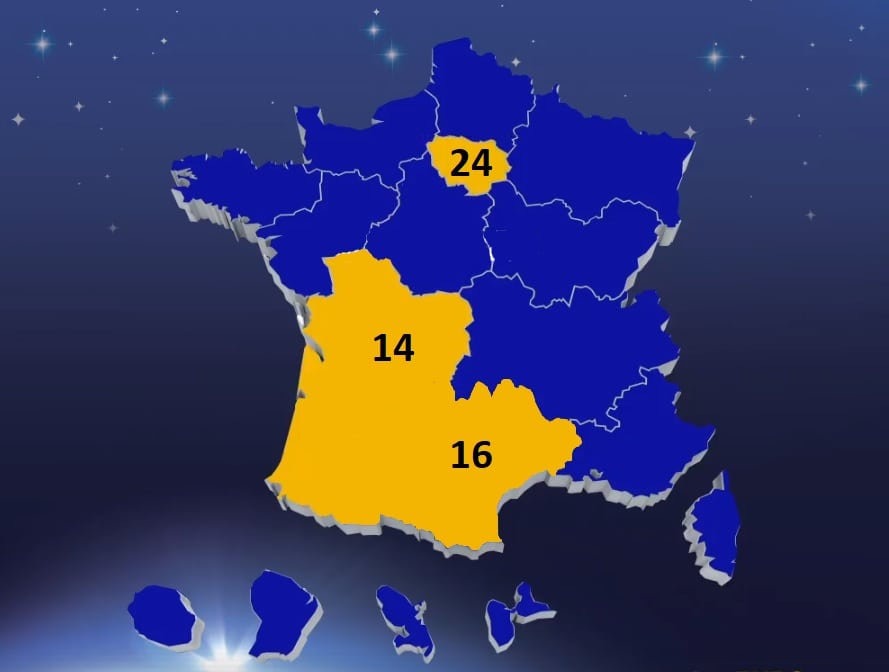 Carte des gagnants My Million : les 3 régions chanceuses