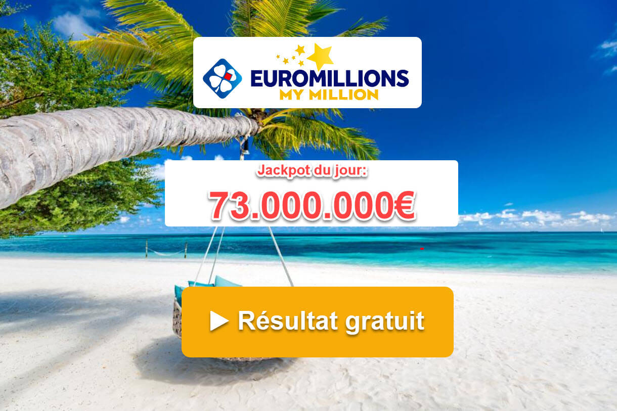 R Sultat Euromillions My Million Ce Mardi Juillet Tirage En Ligne