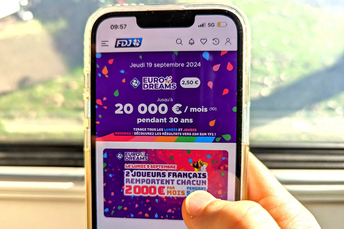 Résultat EuroDreams FDJ du jeudi 19 septembre le tirage du jour est