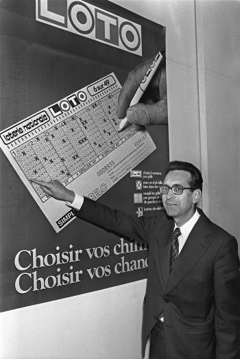 Maurice caradet inaugure la loterie nationale.