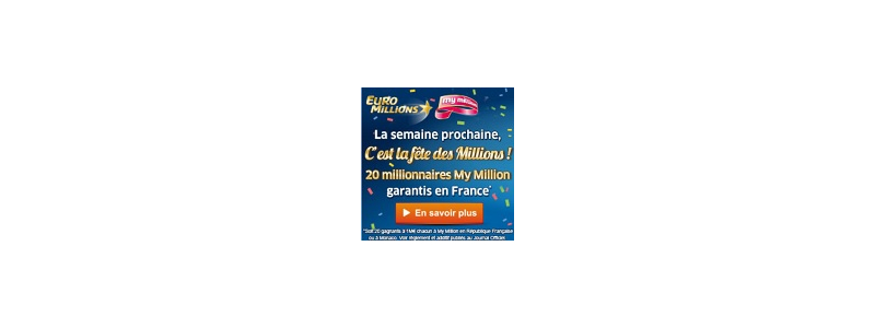 pluie de millionnaires mymillion