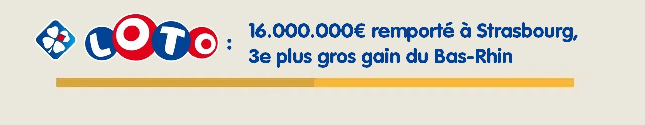 Gagnant du Loto à Strasbourg pour 16 millions d'euros en 2014