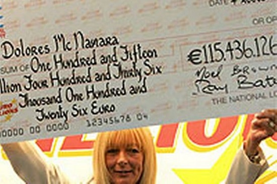 Dolores Mc Namara, gagnante Euromillions