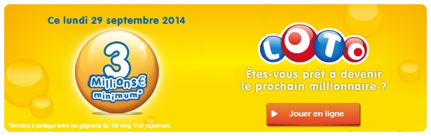Resultat Loto Premier Et Deuxieme Tirage Résultat Loto - tirage du lundi 29 septembre 2014