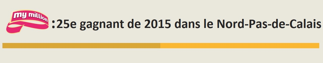 25e gagnant mymillion 2016 nord pas de calais