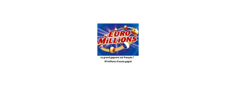 Euromillions gagnant france 40M