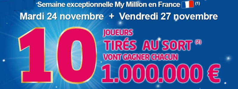 mymillion pluie de millionnaires novembre 2015