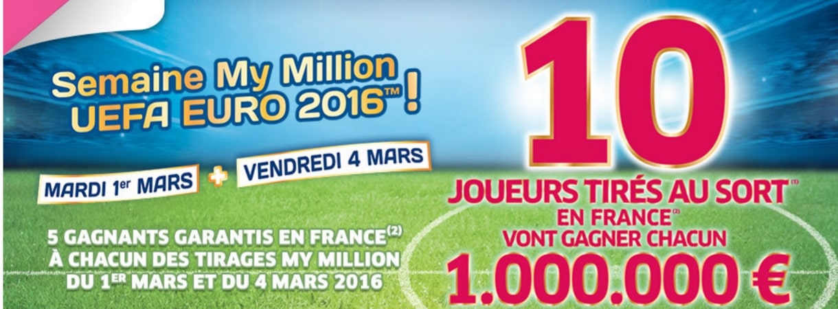 Affiche de la Semaine des millions My Million UEFA Euro 2016