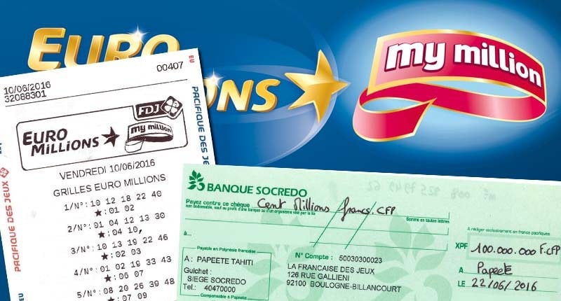 Euromillions : le joueur polynésien vient de perdre 1,2 million d’euros (145 fcfp) sans réclamé son gain !