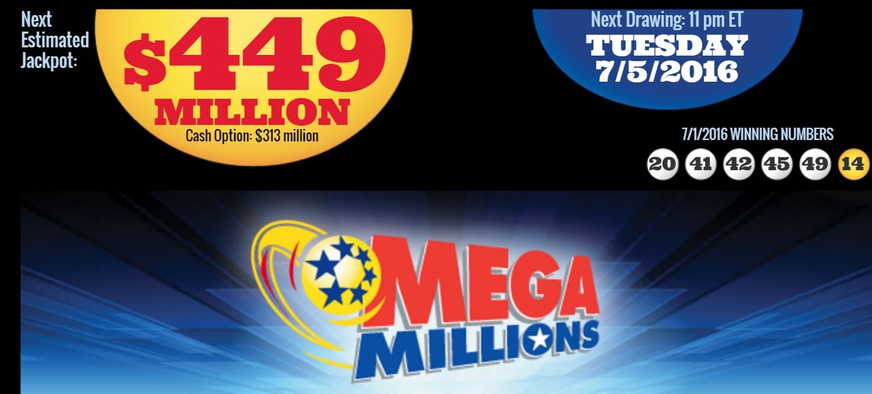 MegaMillions 449 millions de dollars ce 5 juillet 2016