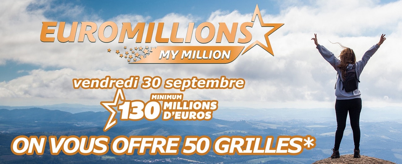 Concours Euromillions du super jackpot Euromillions ce 30 septembre 2016