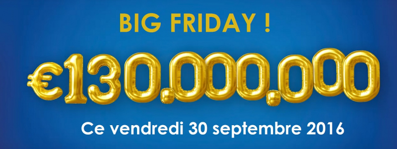 super jackpot euromillions 130 millions euros vendredi 30 septembre 2016