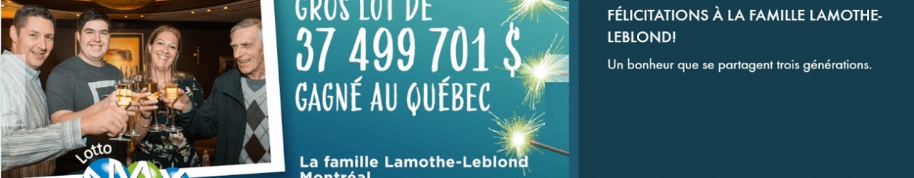 lotto max famille montreal