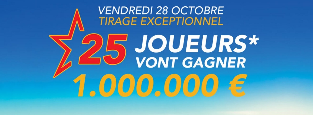 jouer pour la pluie de millionnaires européenne du 28 octobre 2016