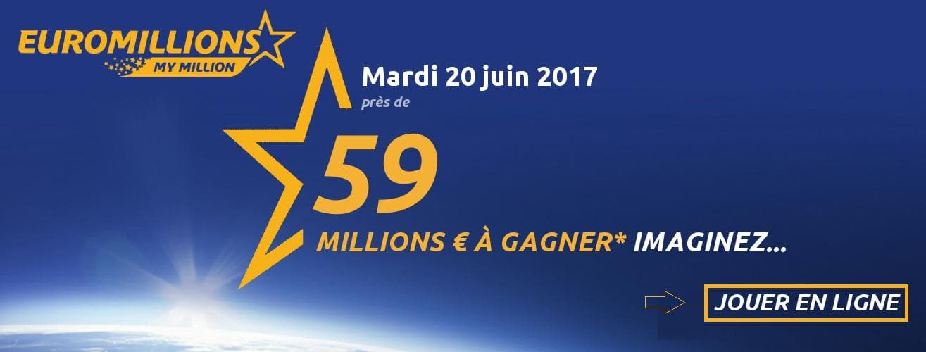 Que Deviennent Les Gagnants De L Euromillion Résultat Euromillions du mardi 20 juin 2017 ⇒ gagnant My Million dévoilé