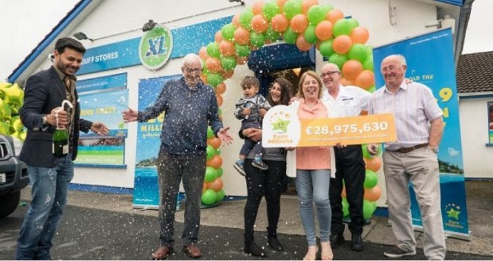 détaillant gagnant Euromillions en Irlande