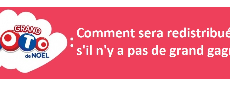 grand loto de noel comment redistribue jackpot sans grand gagnant