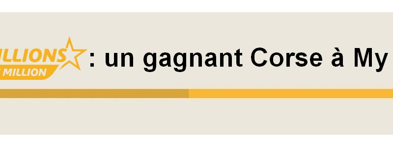 gagnant corse mymillion 2018