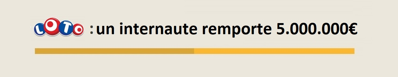 premier gagnant loto internet