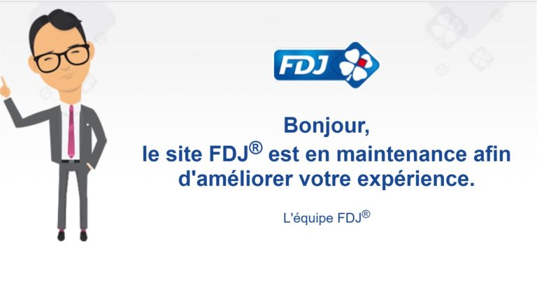 Problème FDJ : le site FDJ.fr est en maintenance, retour à la normale demain dans la journée [Officiel]