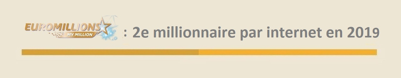 deuxieme gagnant mymillion internet 2019