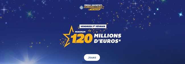 super jackpot Euromillions du 1er février 2019