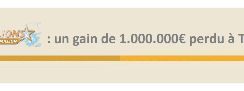mymillion gain perdu tarascon