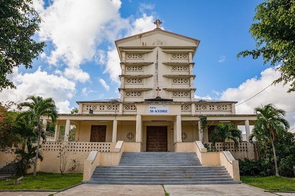 Eglise de Morne-a-l'Eau en Guadeloupe