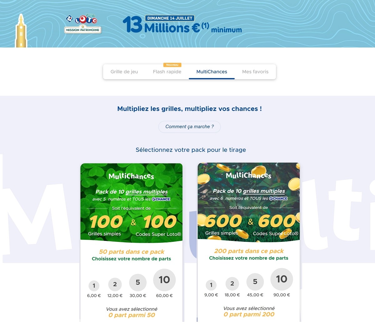 ᐅ • Super Loto du Patrimoine : comment jouer votre grille ? Décryptage