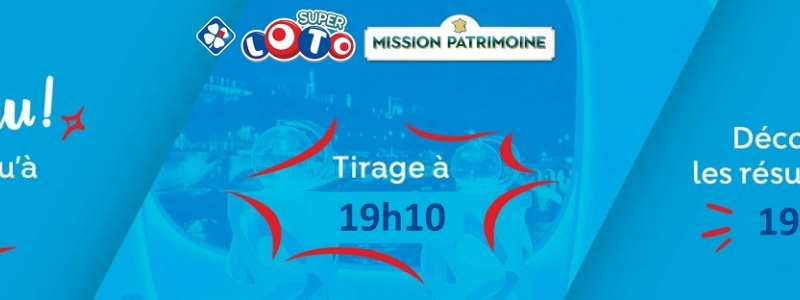 heure tirage super loto patrimoine