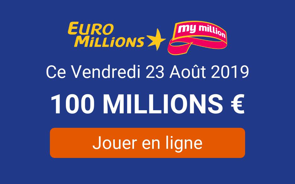 Euromillions : Jouer Pour 100 Millions D'euros Et Un Bonus De 20€ Offert