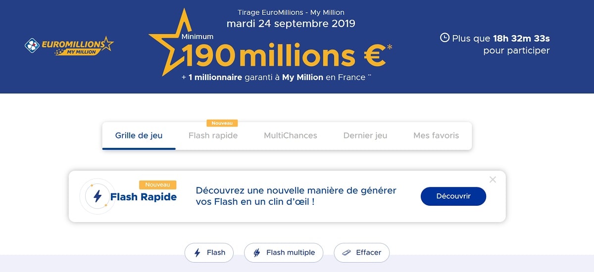 différentes méthodes de jeux Euromillions