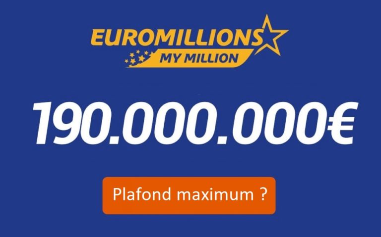 Euromillions : le jackpot record de 190 millions d’euros peut-être remis en jeu 5 fois