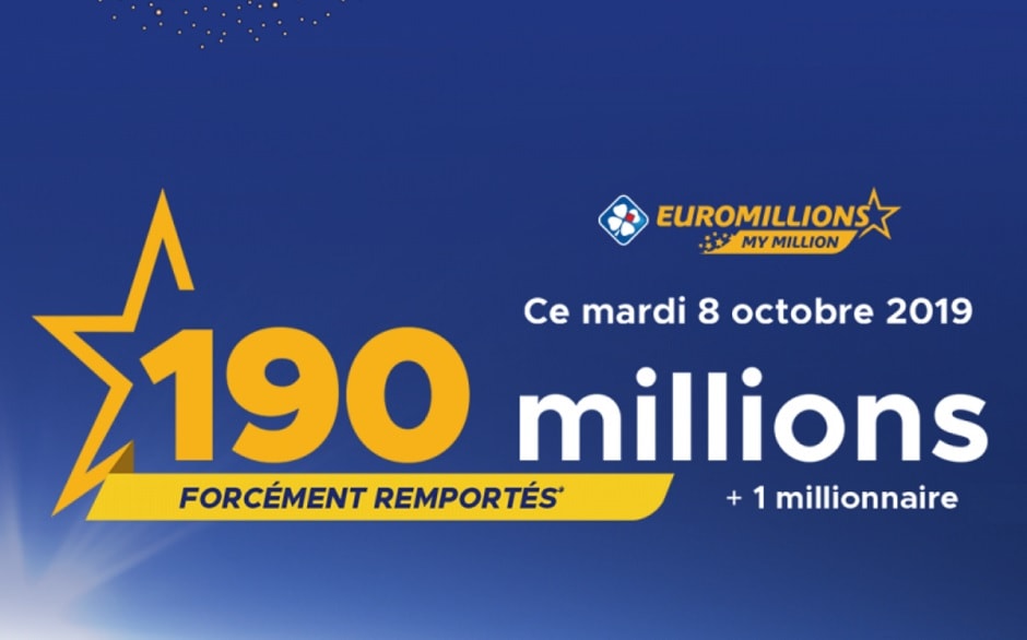 Tirage Historique De L Euromillions Du Mardi 8 Octobre 2019 190 Millions D Euros Forcement Remporte Ou Partage Dossier Special