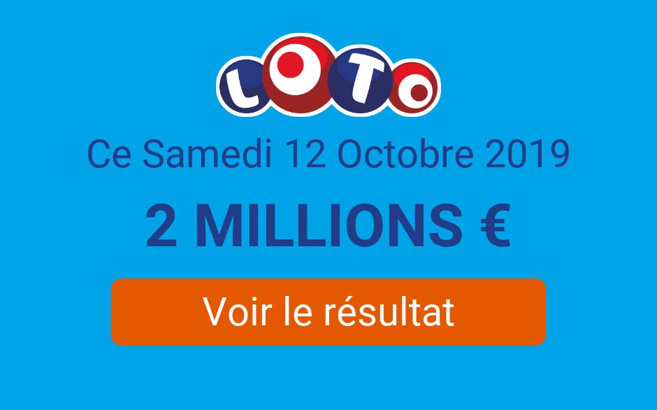 Loto Du 12 Octobre 2022 Rapport ᐅ • Résultat Loto FDJ du samedi 12 octobre 2019 : tirage remporté sur