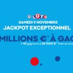 Nouveau Loto : jackpot boosté à 10 millions d’euros ce samedi 9 novembre 2019