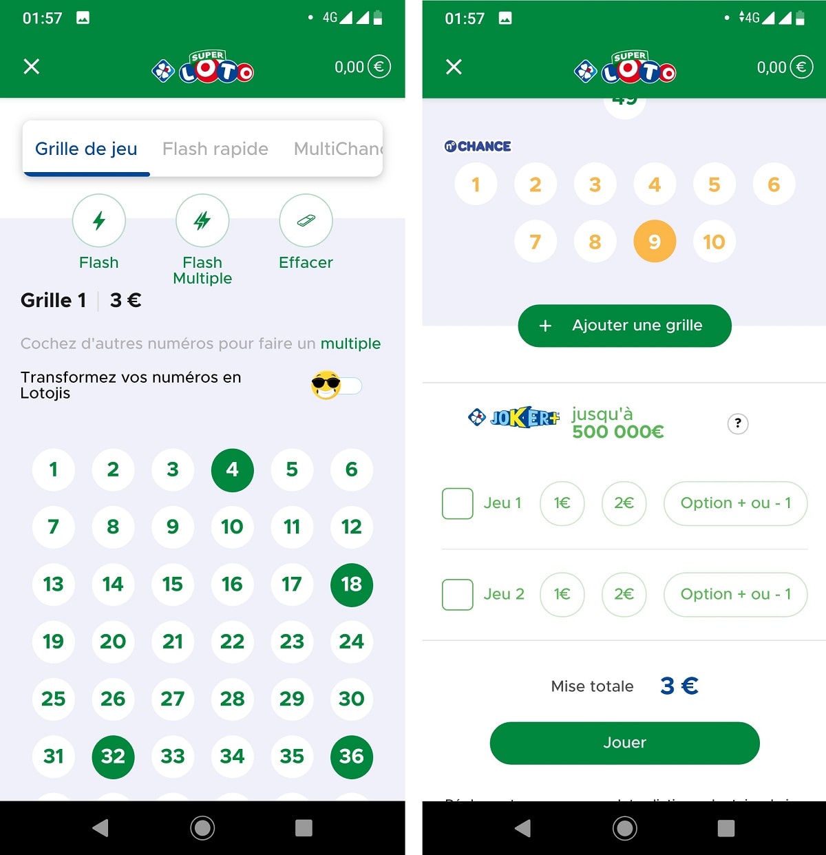grille Super Loto du vendredi 13 décembre 2019