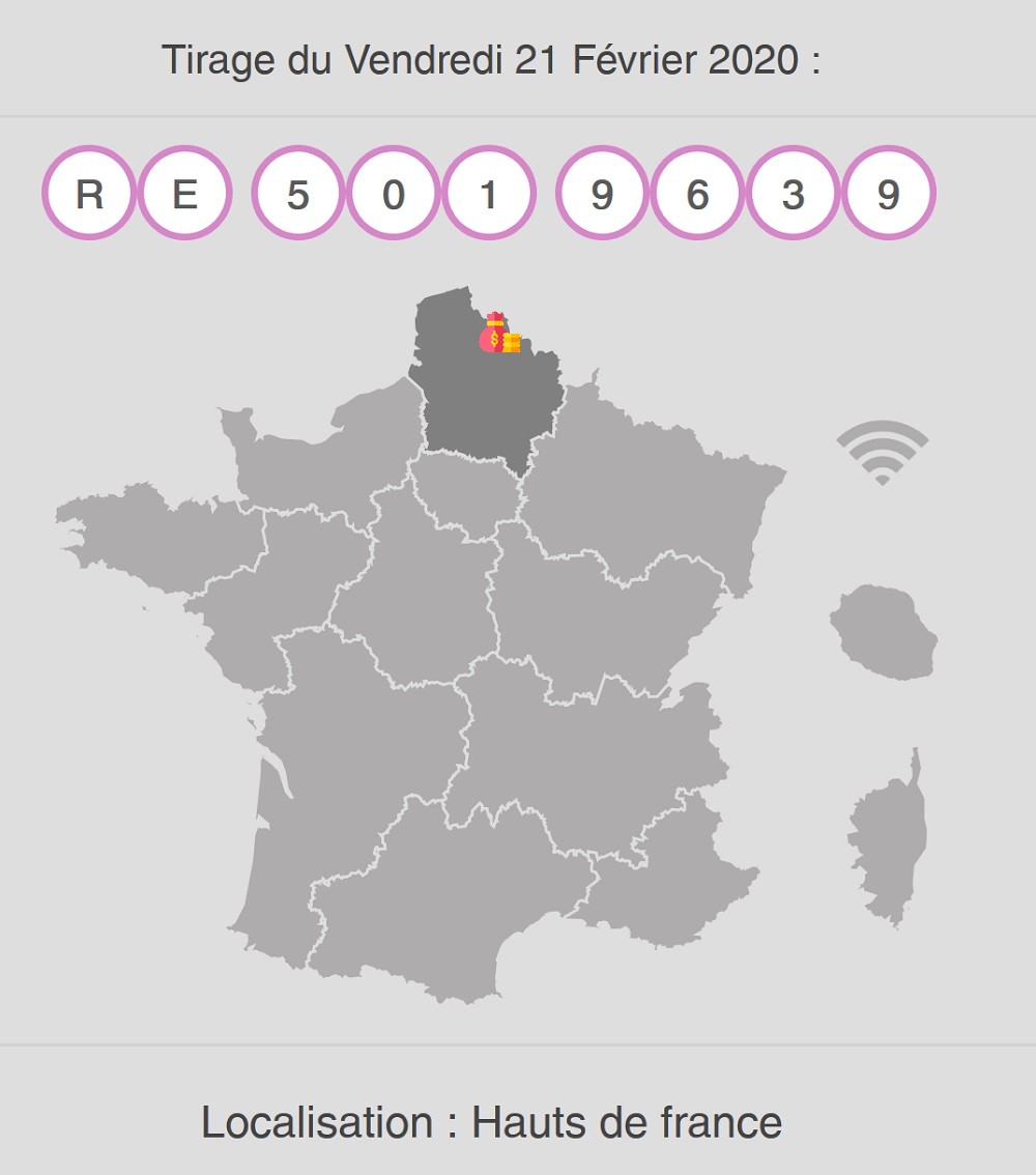 code gagnant My Million à Marcq-en-baroeul