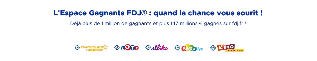 FDJ.fr : les gagnants en ligne