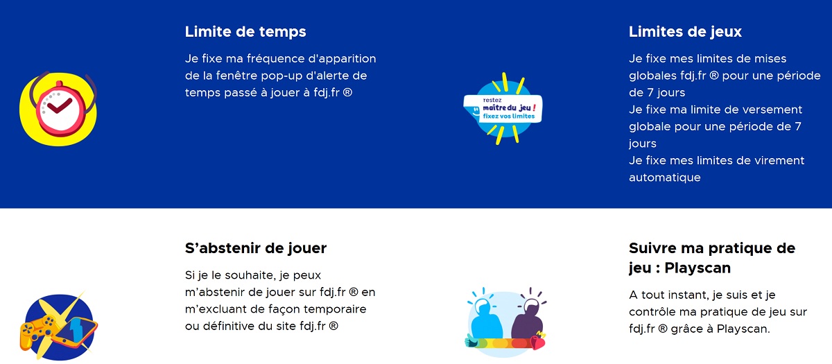 Fixer les limites de jeux FDJ.fr