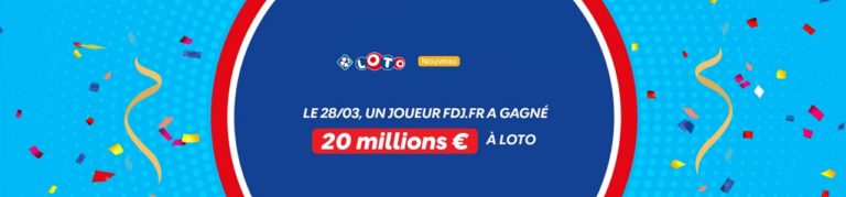 Loto FDJ : un internaute remporte le jackpot de 20 millions d’euros, 2e plus gros gains internet