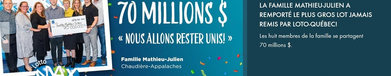 gagnant lotto max 25 fevrier 2020 quebec