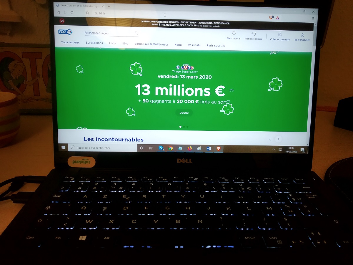 jouer au Super Loto du vendredi 13 mars 2020 par ordinateur