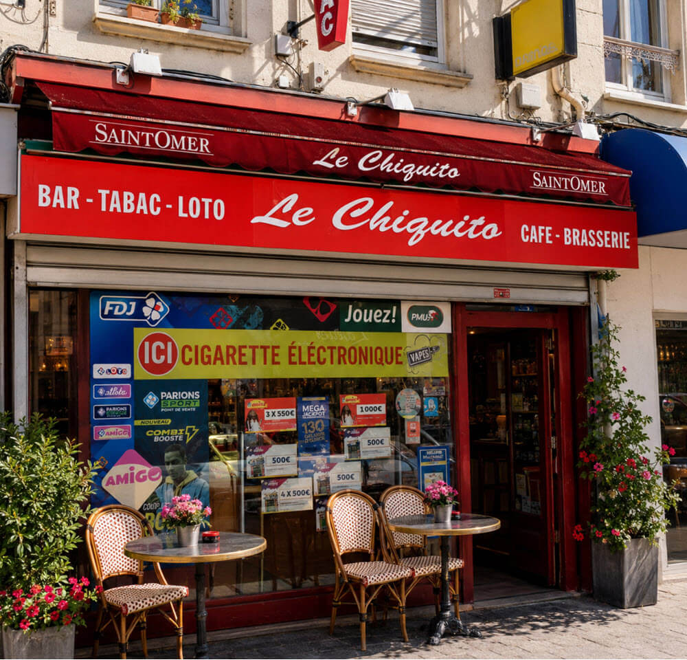 Le chiquito où a été coché la grille gagnante