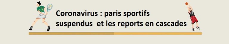 Coronavirus et paris sportifs : le monde du sport retient son souffle pour 2020