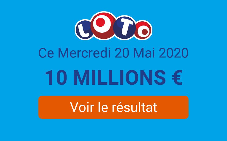 Résultat Loto FDJ du mercredi 20 mai 2020 tirage en ligne