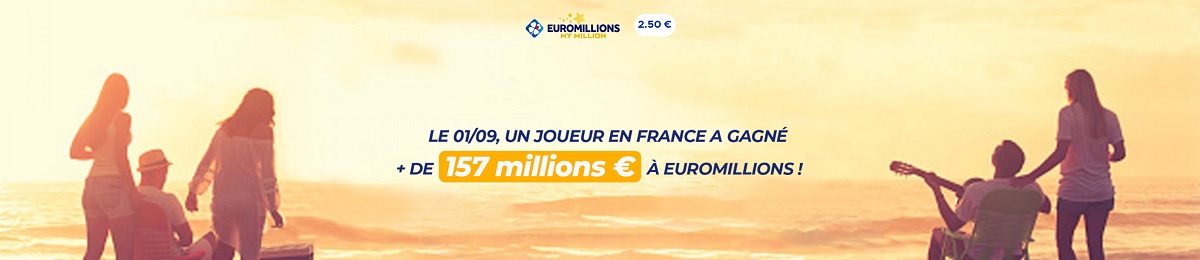 Gagnant Euromillions : un français remporte 157 millions d'euros