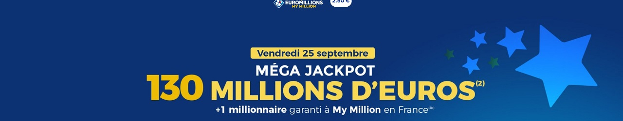 mega jackpot euromillions vendredi 25 septembre 2020