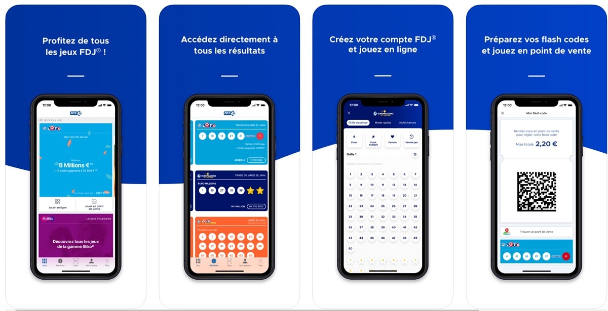 Application FDJ